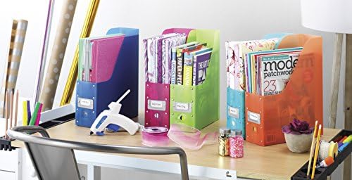 Whitmor Magazine Storage Desk Organizers - Black (Set of 5)