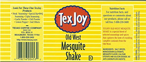 TexJoy Old West Mesquite Shake 14 Ounce 2 Pack