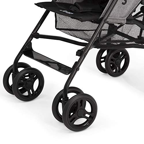 Jeep PowerGlyde Plus Stroller by Delta Children Lightweight Travel Stroller with Smoothest Ride, Aluminum Frame, 4-Position Recline