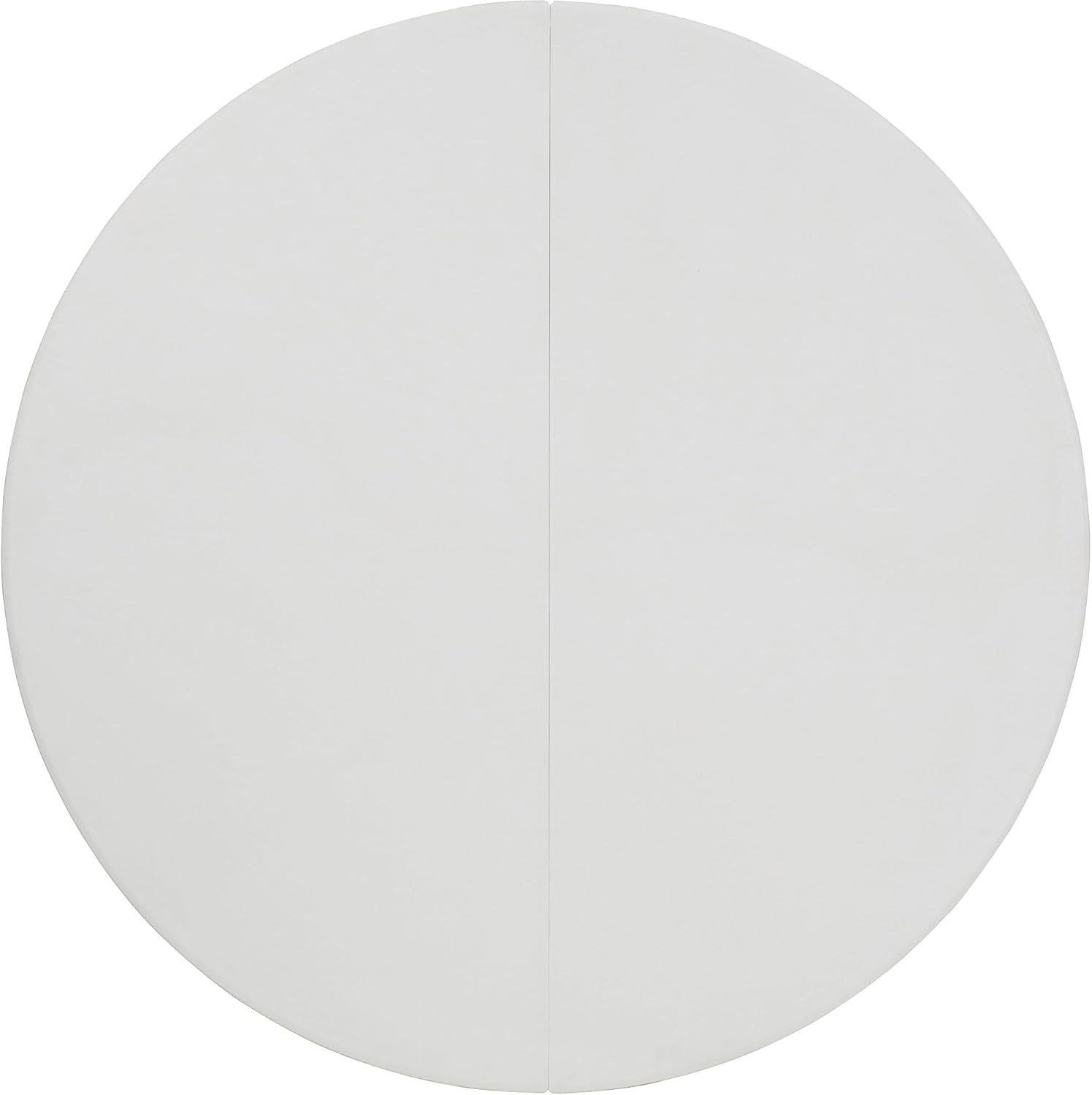 Flash Furniture Elon 5' Round All-Occasion Plastic Folding Event Table, Foldable Portable Banquet Table for Indoor/Outdoor Events, White | Lightweight, Easy Storage, Commercial Grade