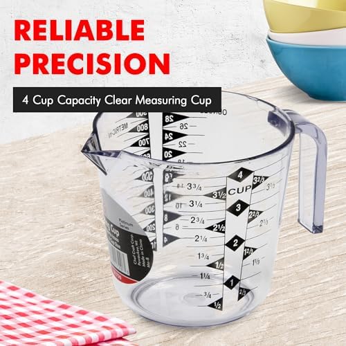 Chef Craft Select Plastic Measuring Cup, 2 Cup, Clear