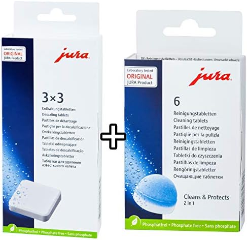 Descaling Tablets and Cleaning Tablets for Jura-Capresso Automatic Coffee and Espresso machines Combi pack
