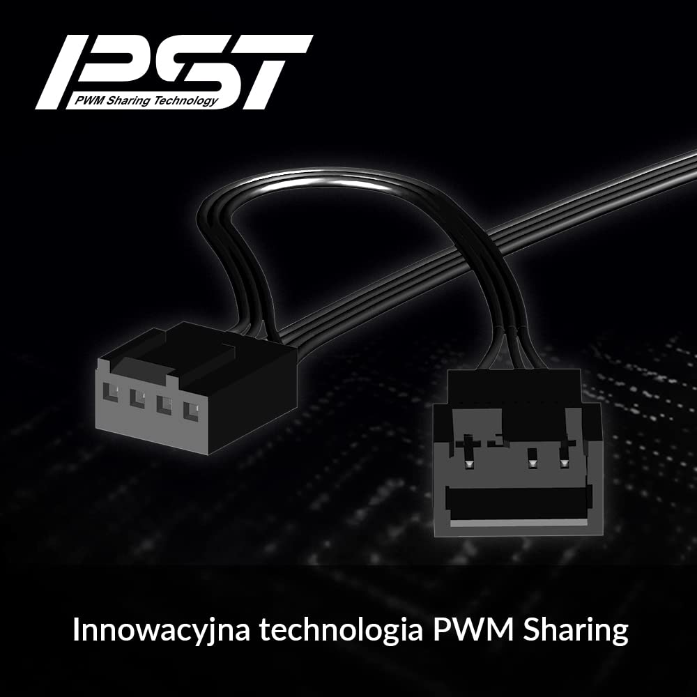 ARCTIC 4-Pin PWM Fan Splitter Cable - PST Extension-Cable for 4 Case Fans