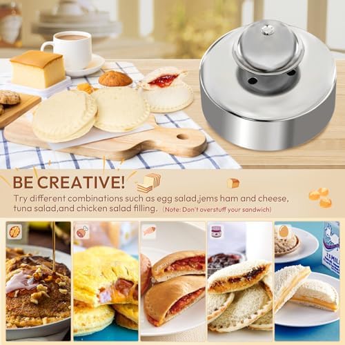 Gelbira Sandwich Cutter, Sandwich Cutter and Sealer, Sandwich Maker, Peanut Butter and Jelly Sandwiches Tool/PBJ Cutter, Sandwich Maker for Kids