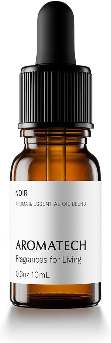 AromaTech Noir Premium Aroma Oil – Bold & Luxurious Home Fragrance with Notes of Cedarwood, Musk, Fig & Black Tea for Scent Diffusers, Cold-Air and UltraSonic Scent Machines (10 mL)