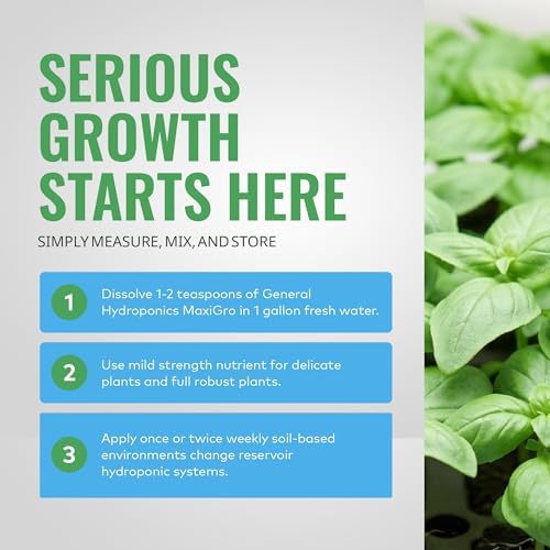 General Hydroponics MaxiGro Plant Food for Vigorous Growth, 2.2 lbs.