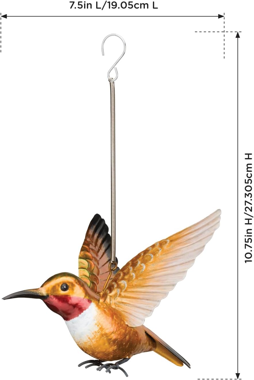 Regal Art & Gift Bird Bouncie, Hand-Painted Metal Spring Garden Decor
