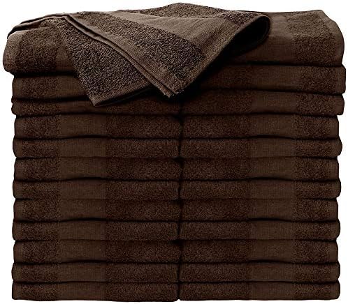 ForPro 24ct Bleach Tough Salon Towels, 16Wx27L in, Cool Grey, 100% Cotton | for Salon, Spa & Gym Use, Hand Towels, Bleach-Safe Salon Towels, Absorbent Spa Towels, Barber Towels, Salon & Spa Essentials