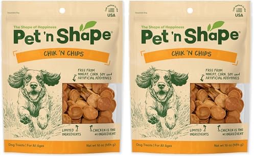Pet 'n Shape Chik 'n Chips Jerky Dog Treats - 1 Pound