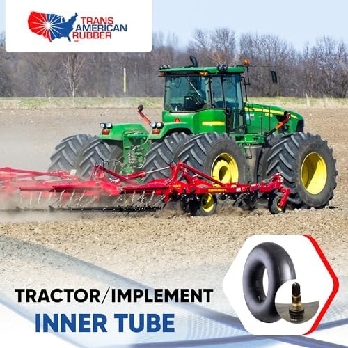 Trans American Rubber Tractor/Implement Inner Tube with TR-218A Valve Stem (11.2R-24/12.4R-24)