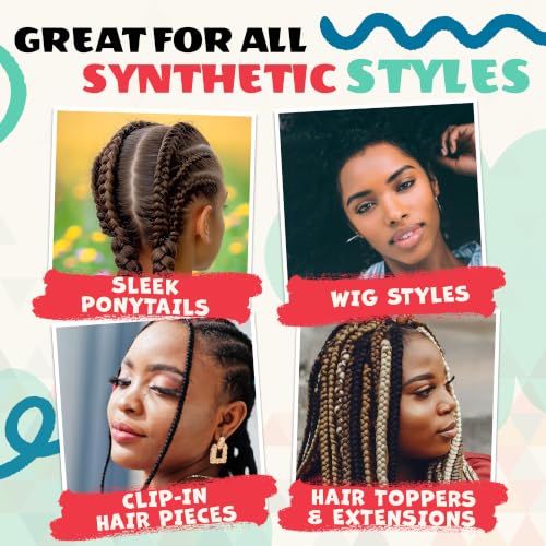 AllDay Locks Synthetic Wig Shampoo, Condition, Detangle & Add Shine, 8 Oz