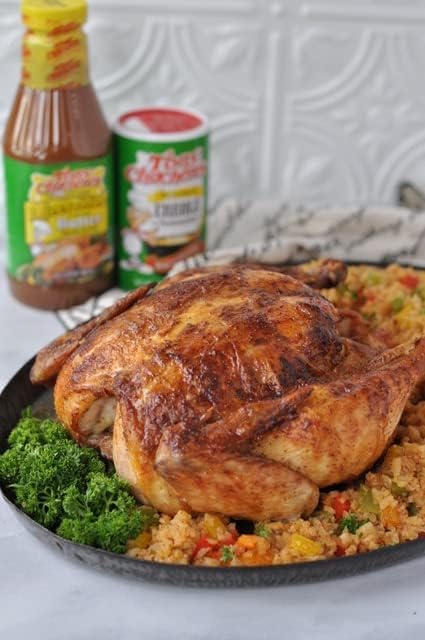Tony Chachere Injectable Marinade 17 Fl Oz, Roasted Garlic and Herb (Pack of 3, Garlic)