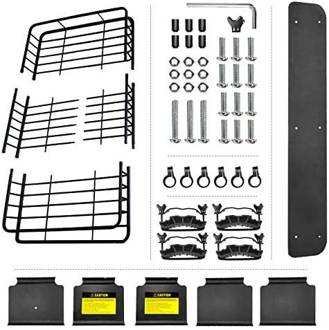 Leader Accessories Roof Rack Cargo Basket 64"x39"x4" for SUV Truck Van Car | 150 lbs Capacity, Alloy Steel with Rust-Resistant , Easy Assembly, Extra Storage for Luggage, Camping & Outdoor Road Travel