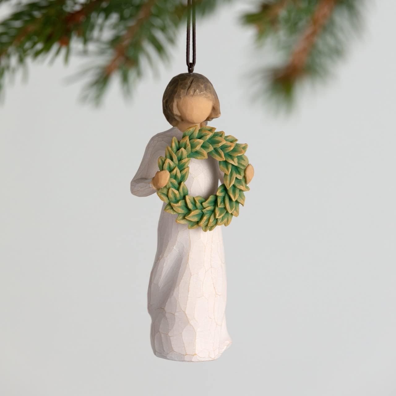 Willow Tree Abundance Hanging Ornament, Sculpted Hand-Painted Figure | Cast from a Susan Lordi Original Carving, Meaningful Gift for Any Occasion, Ready to Hang, Collectible Resin Keepsake