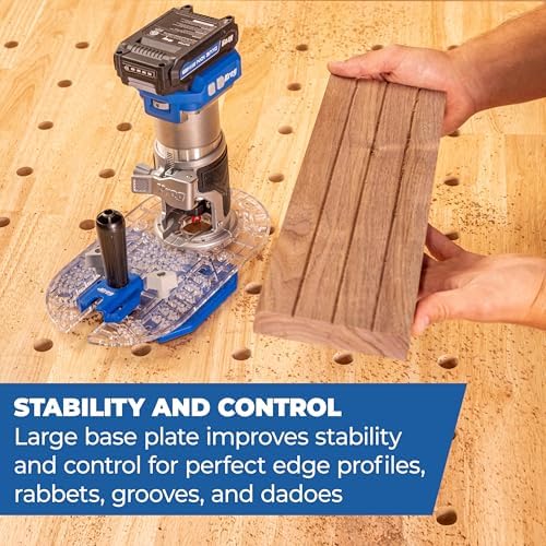 Kreg Trim Router Edge Guide - Precision Router Edge Guide Accessory - Durable Attachment for Accurate Alignment - Fits Most Trim Routers