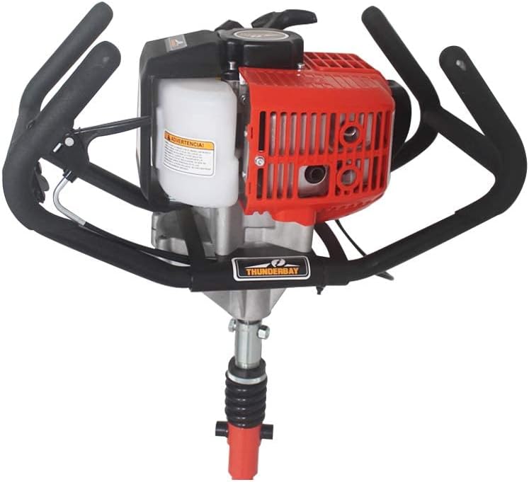 THUNDERBAY Partner Up 1 or 2 Man Earth Auger with 52cc, 2 Cycle Engine+ Extension