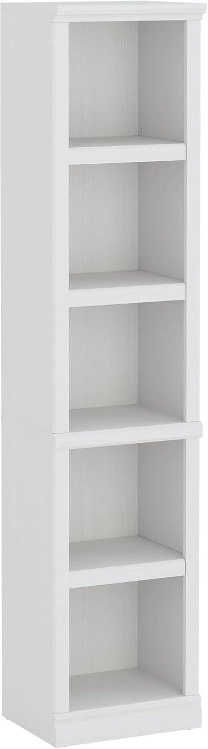 Bevfint 72" Tall Bookcase, White Large Floor Standing Bookshelf for Hallway | 5 Tier Shelves Open Storage Organizer with Anti Tipping Device, Book Case for Living Room Kitchen Home Office Bedroom
