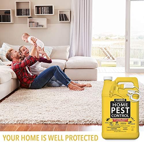 Harris Home Insect Killer, Liquid Gallon Spray with Odorless and Non Staining Residual Formula - Kills Stinkbugs, Ants, Roaches, Spiders, Fleas
