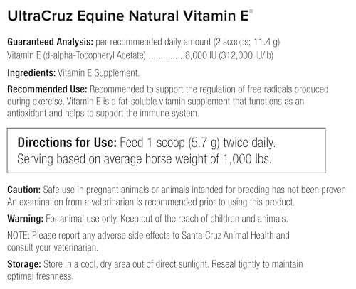 UltraCruz Equine Natural Vitamin E®, Powder, 4 lb