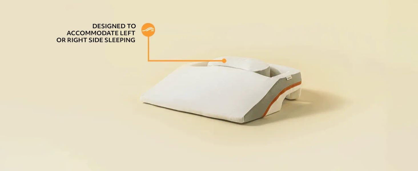 pillow insert shoulder pillow for side sleepers medline arm hole pain reflux relief sleep system