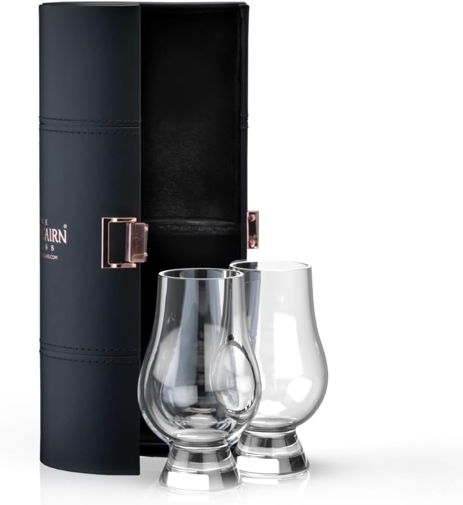 Glencairn Whisky Glass, Set of 2 in Travel Case