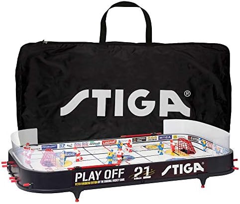Stiga Tabletop Ice Hockey Game Play Off 21 Sweden-Canada,Black/White,96 x 50 cm