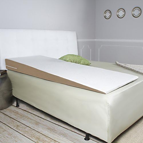Avana Super Slant Full Length Bed Wedge Memory Foam Pillow with Cooling Tencel Cover, Half-Queen
