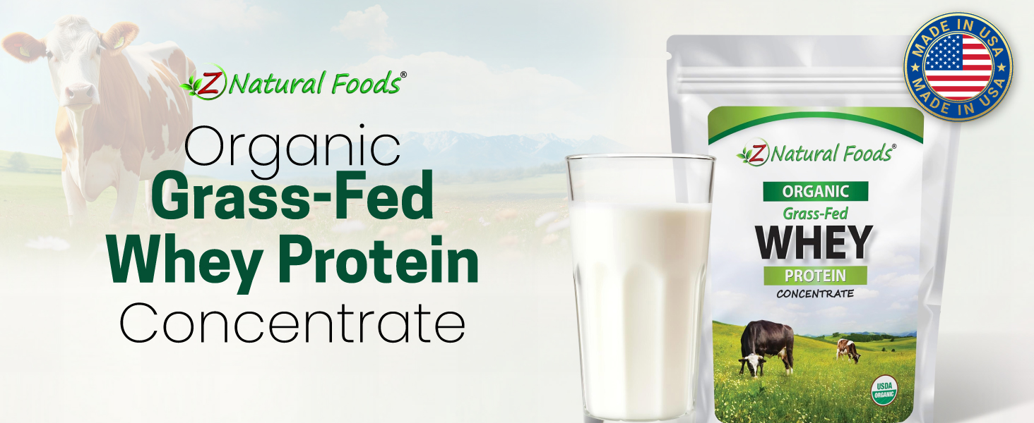 Grass-fed WHEY PROTEIN CONCENTRATE