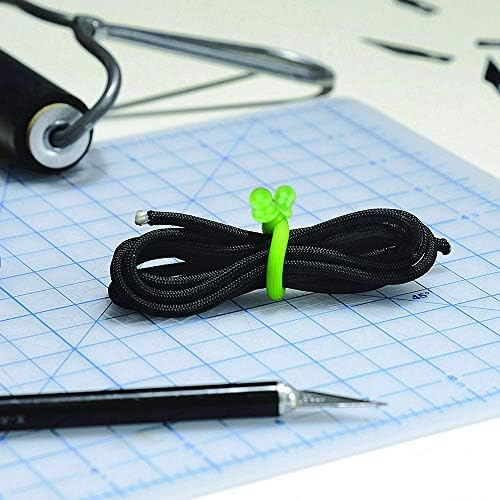 5Pcs 18in Silicone Cable Tie, Steel-Cord Twist Ties, Organizer