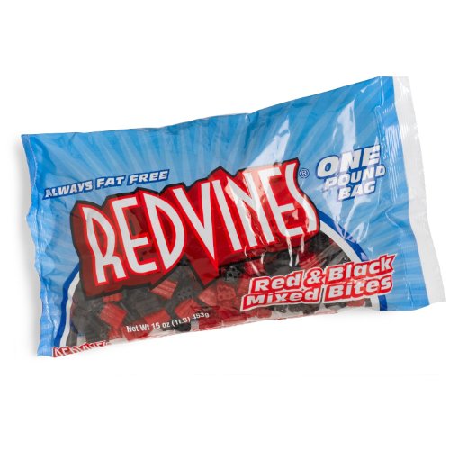 Red Vines Licorice Twists, Original Red Flavor, Soft & Chewy Candy, 4 Ounce (Pack of 24)