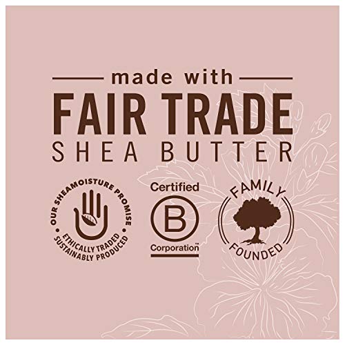 SheaMoisture Curling Gel Souffle Coconut and Hibiscus for Thick, Curly Hair to Moisturize and Protect Hair 12 oz