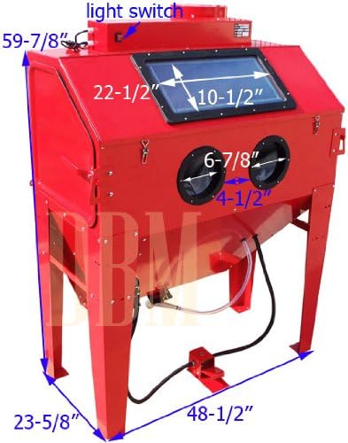 Heavy Duty Industrial Sand Blaster Blasting Cabinet Air Sandblaster