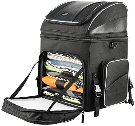 Nelson Rigg Route 1 Destination Backrest/Sissy Bar Rack Bag; Fits Harley Davidson, Indian, Yamaha & Suzuki Motorcycles