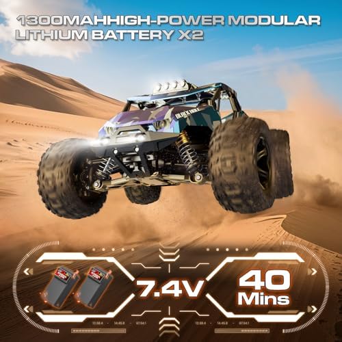 RC Cars for Adults & Boys, 1:14 Desert 4WD Off-Road RC Truck High Speed 40 km/h