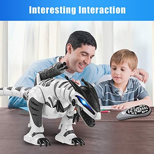Fistone RC Robot Dinosaur Intelligent Interactive Smart Toy Electronic Remote Controller Robot Walking Dancing Singing with Fight Mode Toys for Kids
