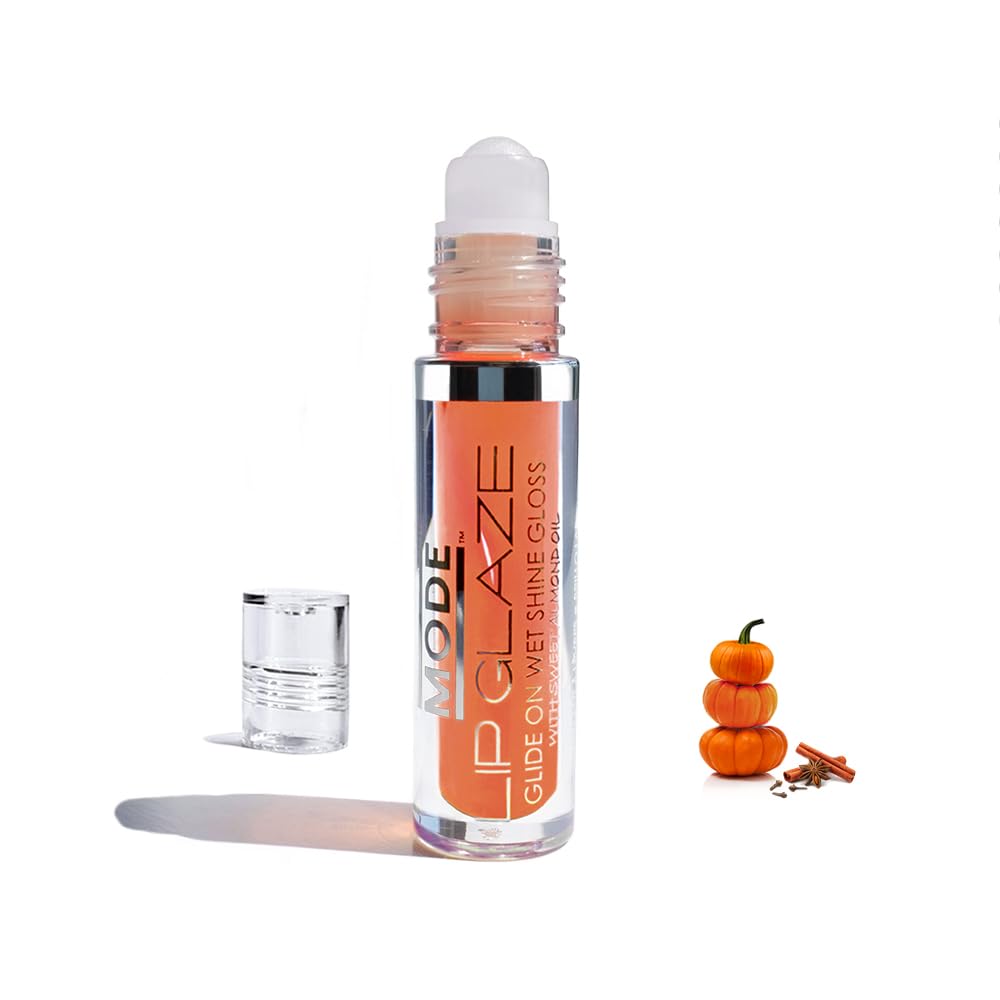 MODE Lip Glaze Cotton Candy Flavored Lip Gloss, Hydrating Sheer Wet Shine, Skincare Fruit Oils