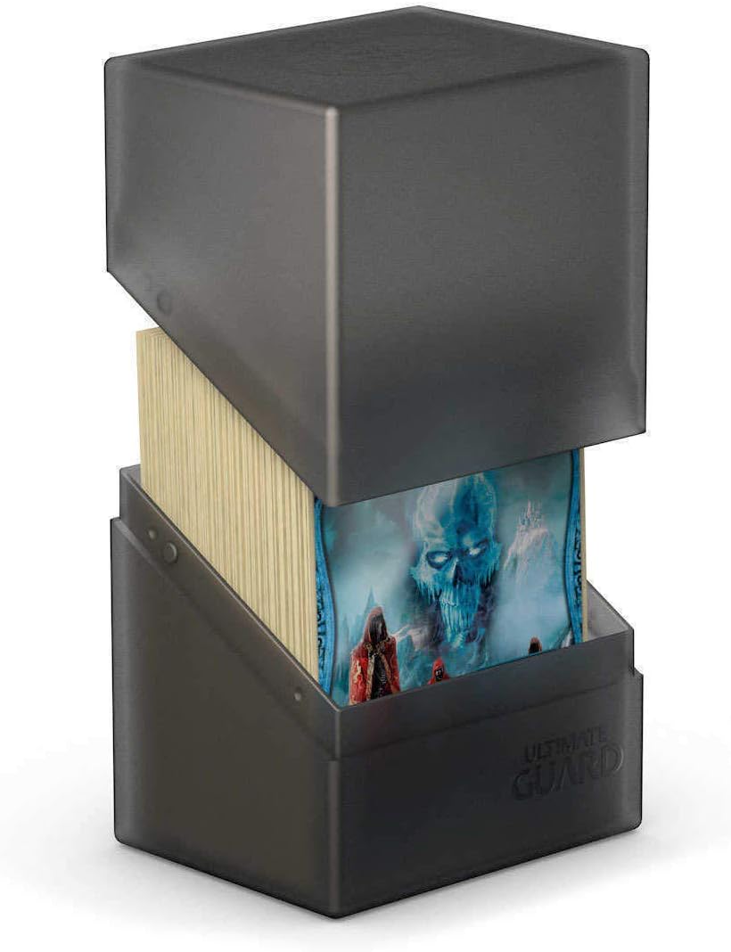 Ultimate Guard Boulder 100+ Classic, Deck Case for 100 Double-Sleeved TCG Cards, Emerald, Secure & Durable Storage for Trading Card Games, Soft-Touch Finish