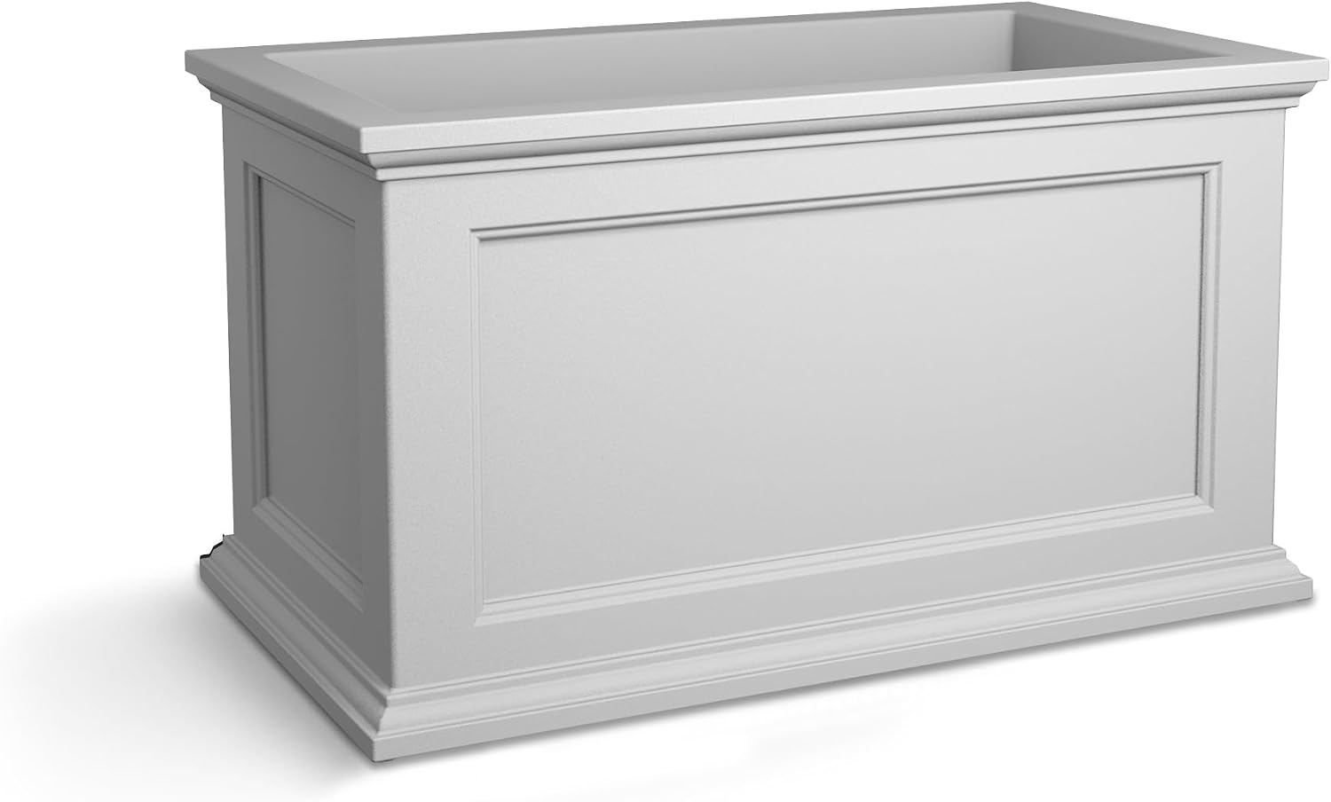 Mayne Fairfield 16in Self-Watering Square Planter, Black