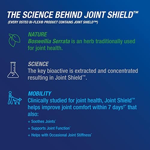Osteo Bi-Flex Triple Strength Glucosamine Supplement with Turmeric Extract | Improve Joint Function, Antioxidant Power, 80 Coated Tablets
