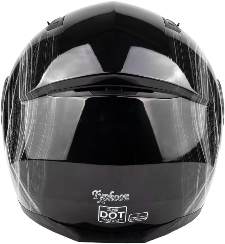 Adult Modular Motorcycle Helmet DOT w/Retractable Sunglass Full Face Flip-up Typhoon TH158