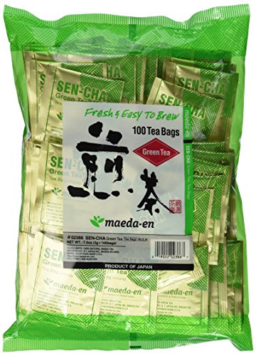 Maeda-En Sen-cha Green Tea with Matcha Tea Bags, 100-Count
