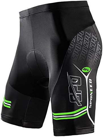 sponeed Men Bike Shorts Cushioned Biking Wear Gear Road Cycling Bottoms