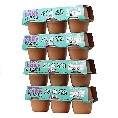 Zee Zees Mango Peach Applesauce Cups, Unsweetened, All Natural, No Sugar Added, 4 oz Cups, 24 pack