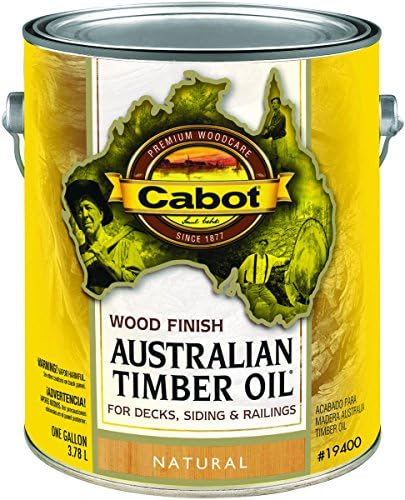 Cabot Transparent Neutral Oil-Based Natural Oil/Waterborne Hybrid Australian Timber Oil 1 gal.