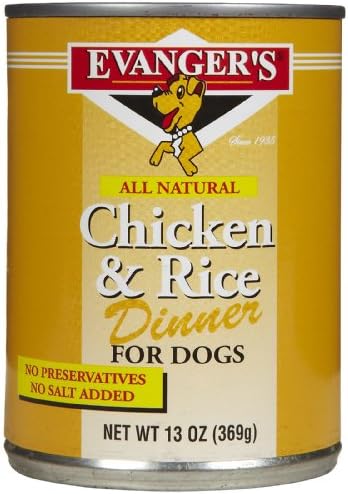 Evanger's Heritage Classic Puppy Food – 12 Count, 12.5 oz Each – Tasty Meat-Based Formula for Puppies & Underweight Dogs – Added Vitamins & Chelated Trace Minerals – Grain & Gluten Free