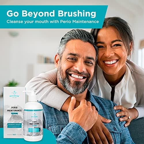 Perio Maintenance Alcohol Free Mouthwash – Concentrated Mouthwash for Bad Breath, Plaque, Sensitive Teeth