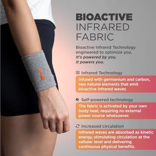 Incrediwear Wrist Sleeve – Wrist Brace for Women and Men, Helps with Inflammation, Swelling & Joint Pain Relief, Wrist Support for Recovering from Injury & Surgery (Grey, Large)