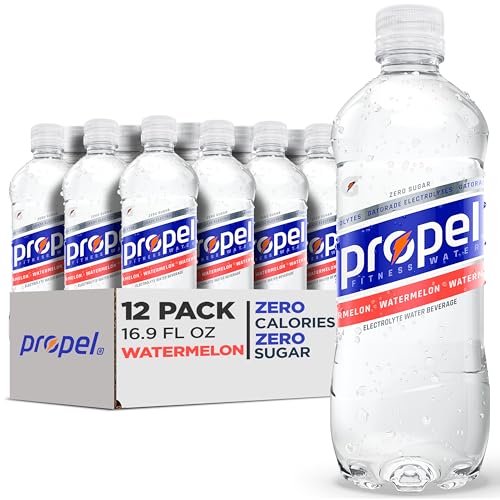 Propel, Kiwi Strawberry, Zero Calorie Sports Drinking Water with Electrolytes and Vitamins C&E, 16.9 Fl Oz (12 Count)