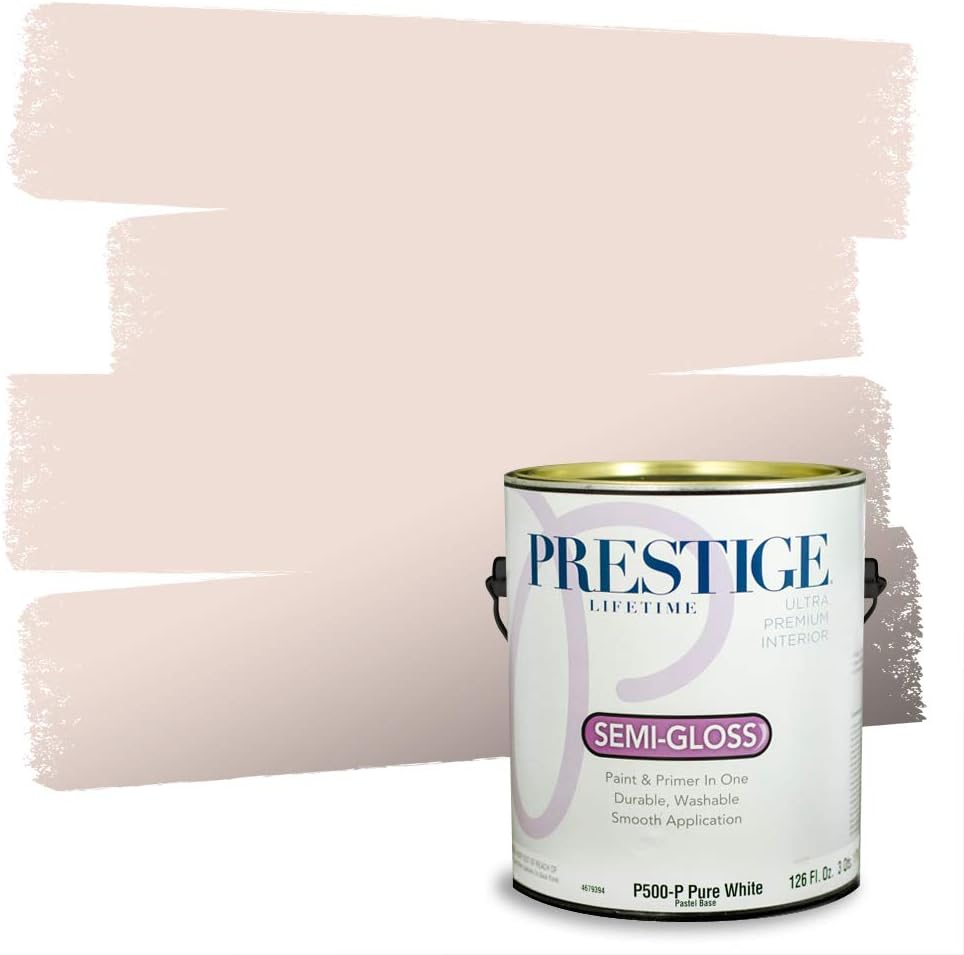 PRESTIGE Paints Exterior Paint and Primer In One, 1-Gallon, Satin, Comparable Match of Sherwin Williams* Grandeur Plum*