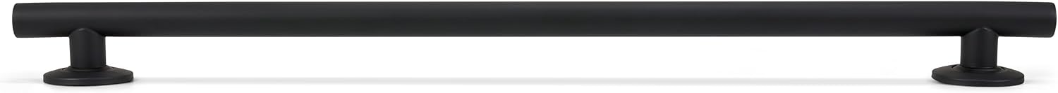 Seachrome 18-inch Coronado Designer Straight Bathroom Shower Grab Bar, Satin Stainless Steel, Brushed Nickel